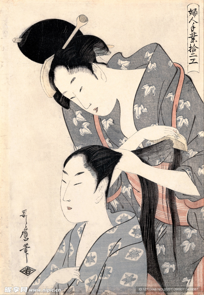 喜多川歌麿版画