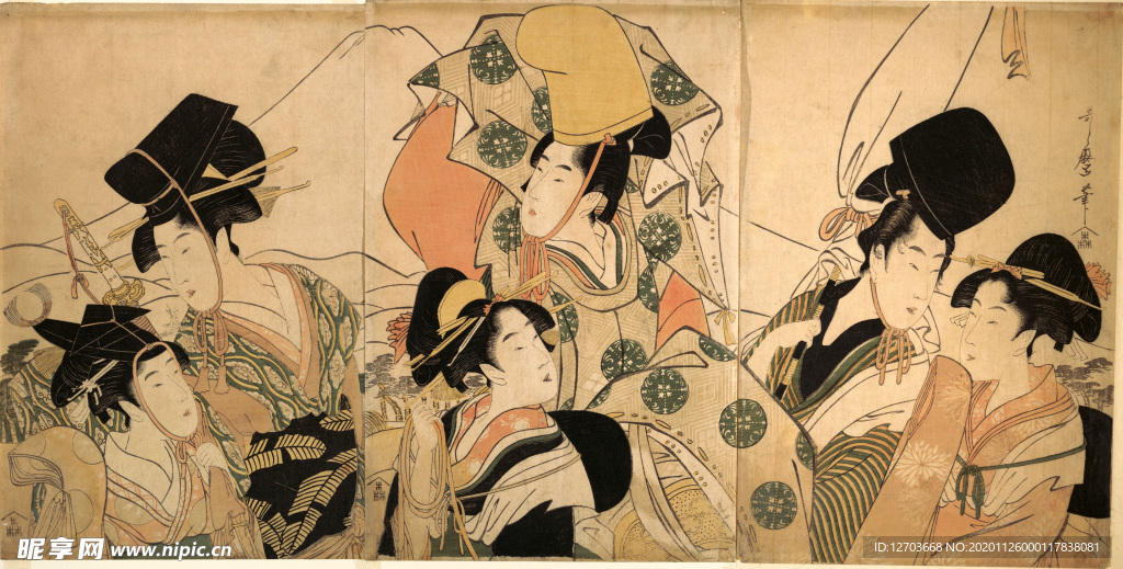 喜多川歌麿版画