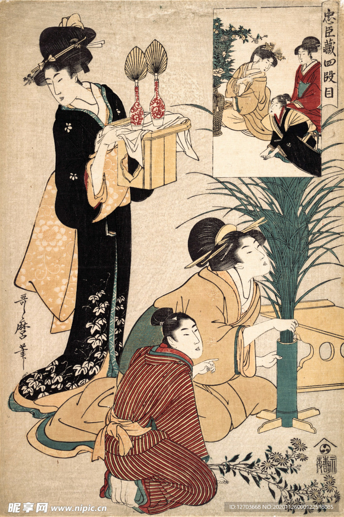 喜多川歌麿版画