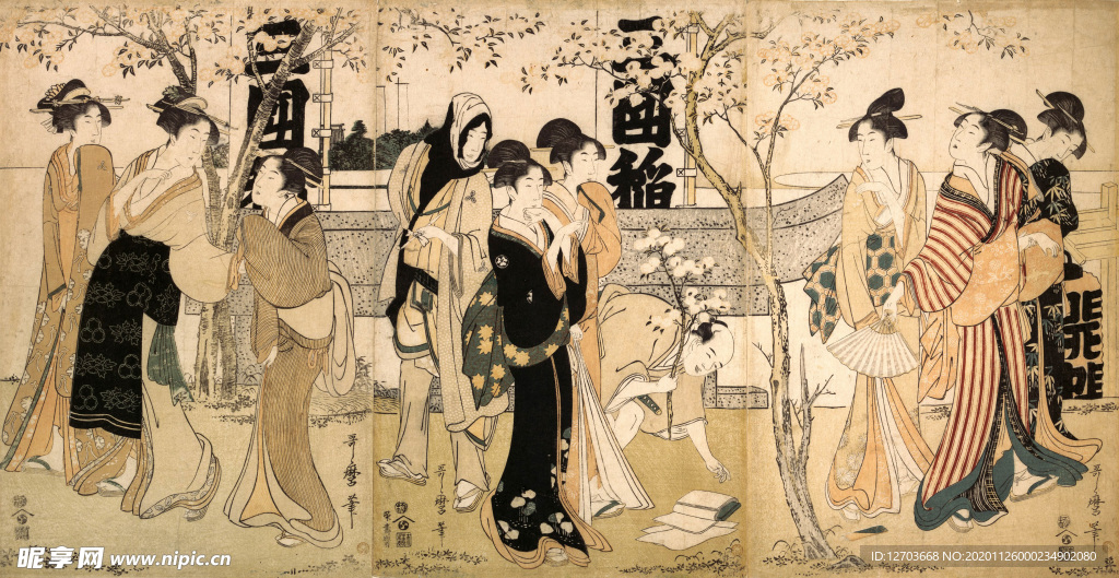 喜多川歌麿版画