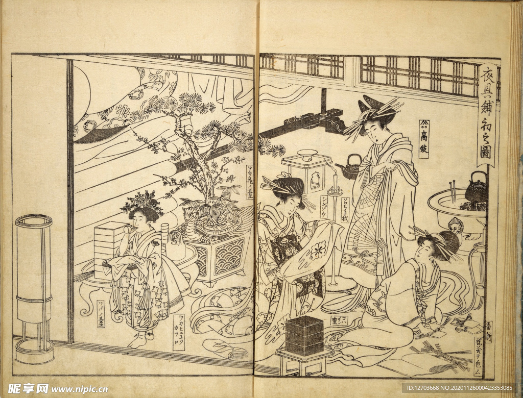 喜多川歌麿版画