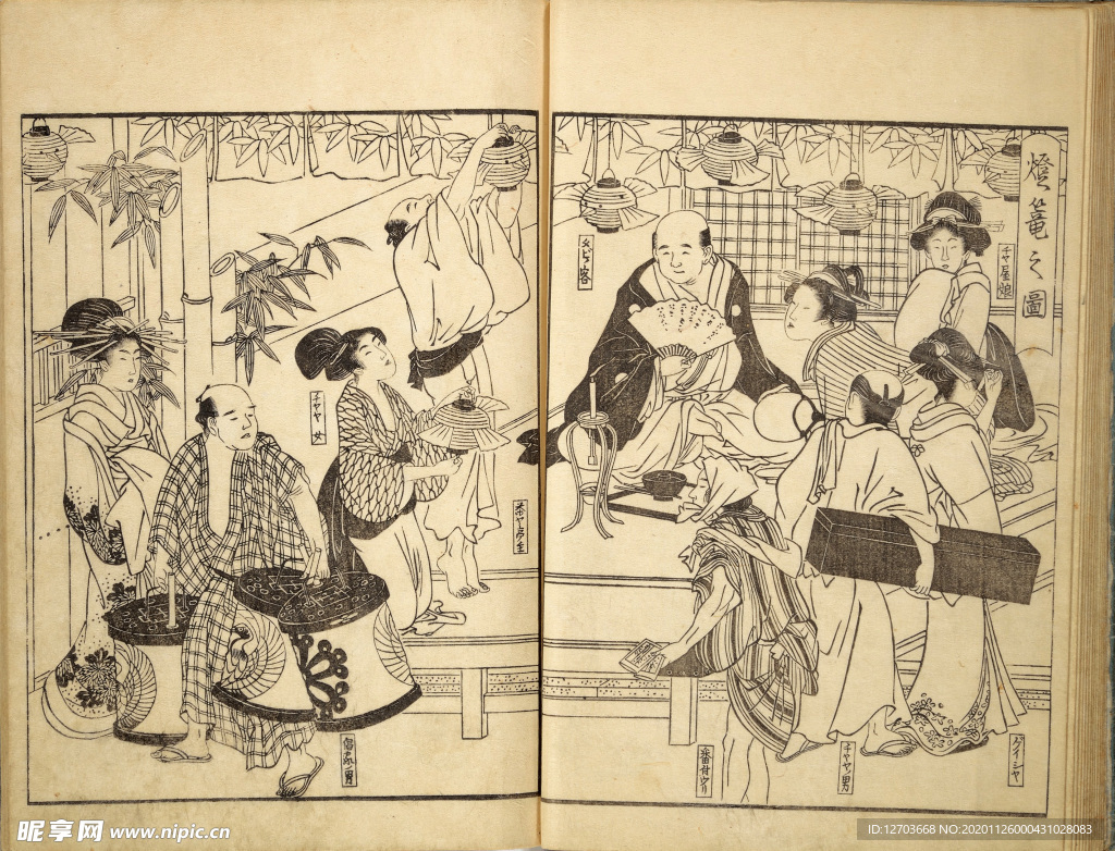 喜多川歌麿版画