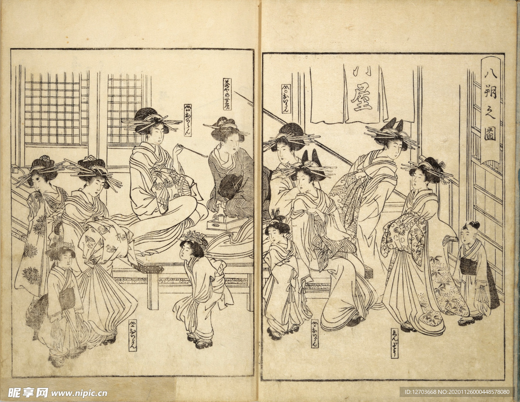 喜多川歌麿版画