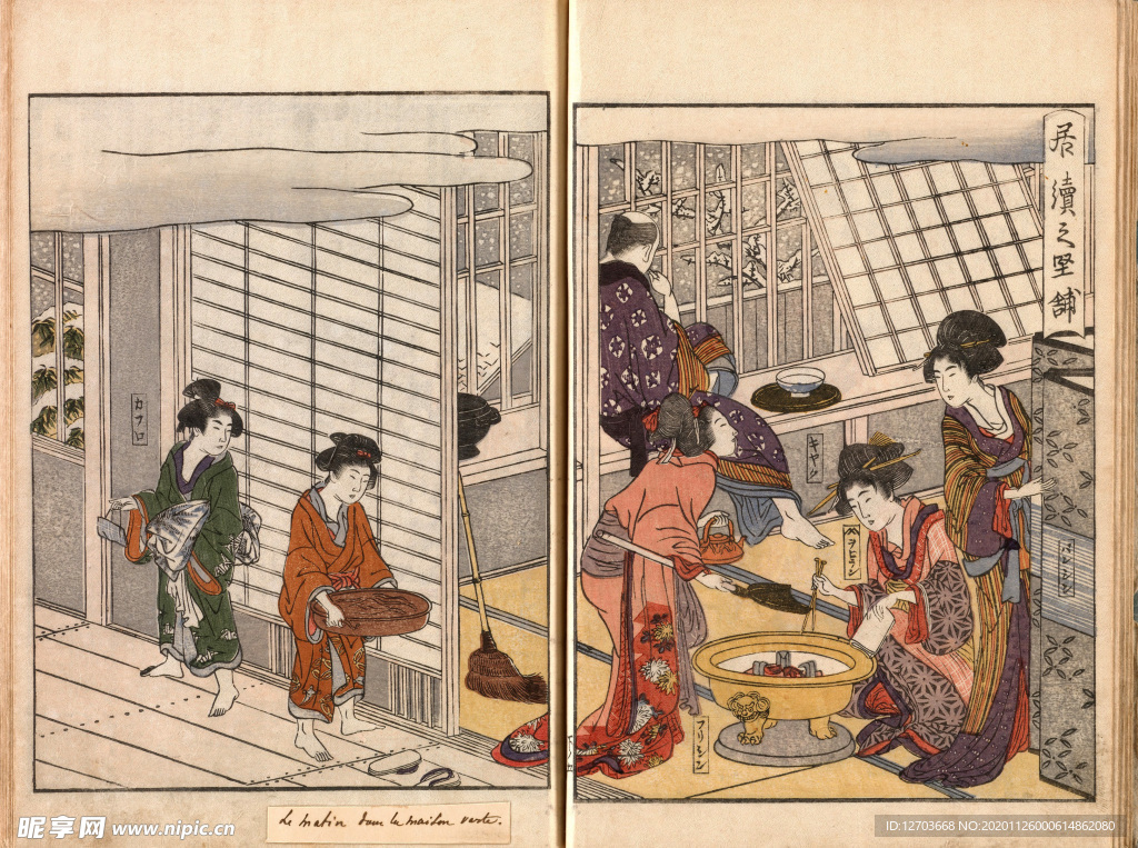 喜多川歌麿版画