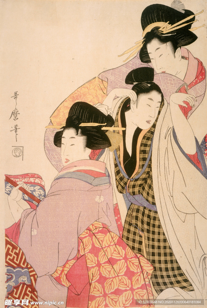 喜多川歌麿版画