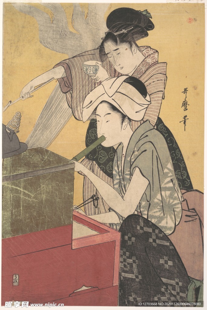 喜多川歌麿版画