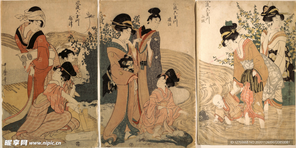 喜多川歌麿版画
