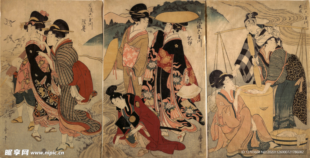 喜多川歌麿版画