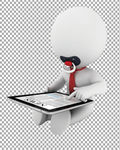 透明底3d小人