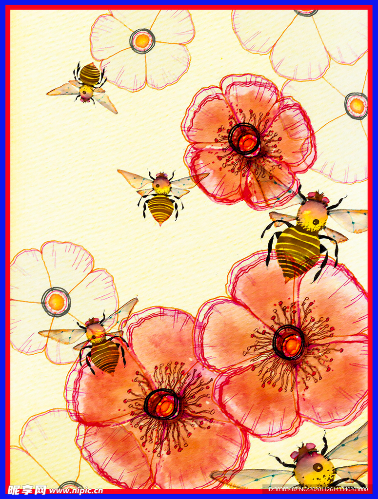 蜜蜂 花朵