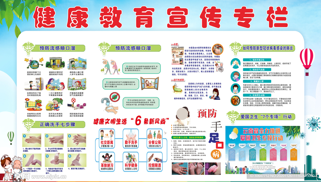 健康教育宣传专栏