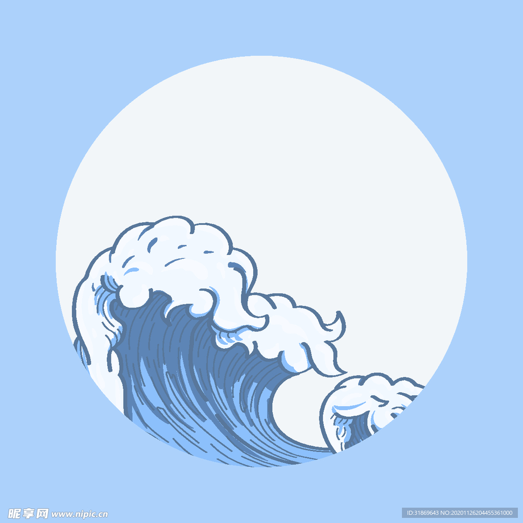 海浪 波浪 波纹