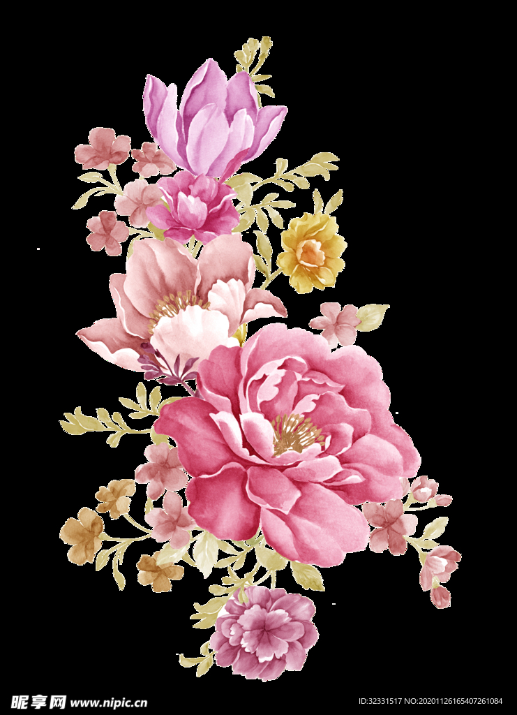 手绘花