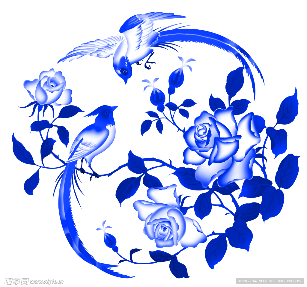 青花瓷素材