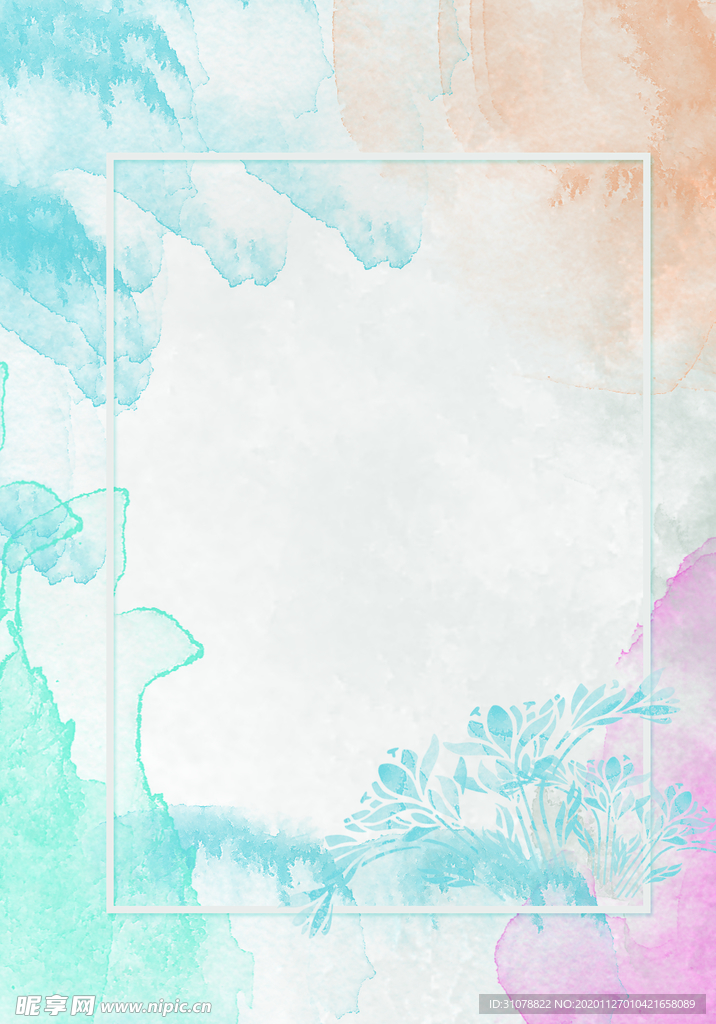 创意空白海报背景设计