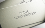 白色纸片LOGO样机
