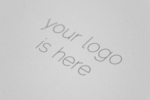 白色背景LOGO样机