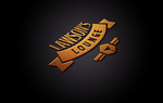 黑色背景LOGO样机