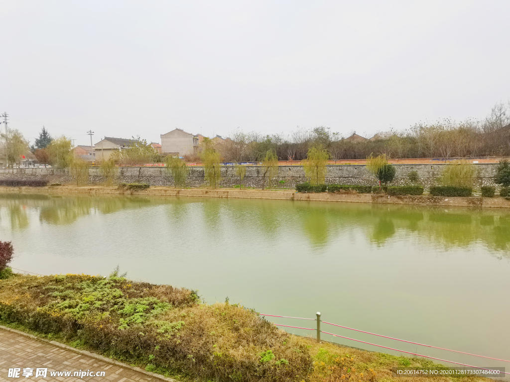 美丽的河道风景