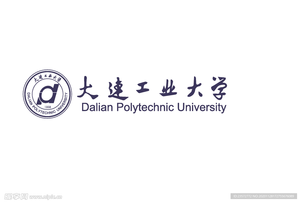 大连工业大学标志