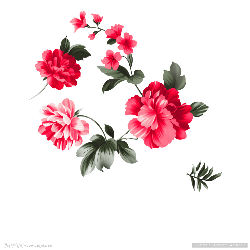 手绘花