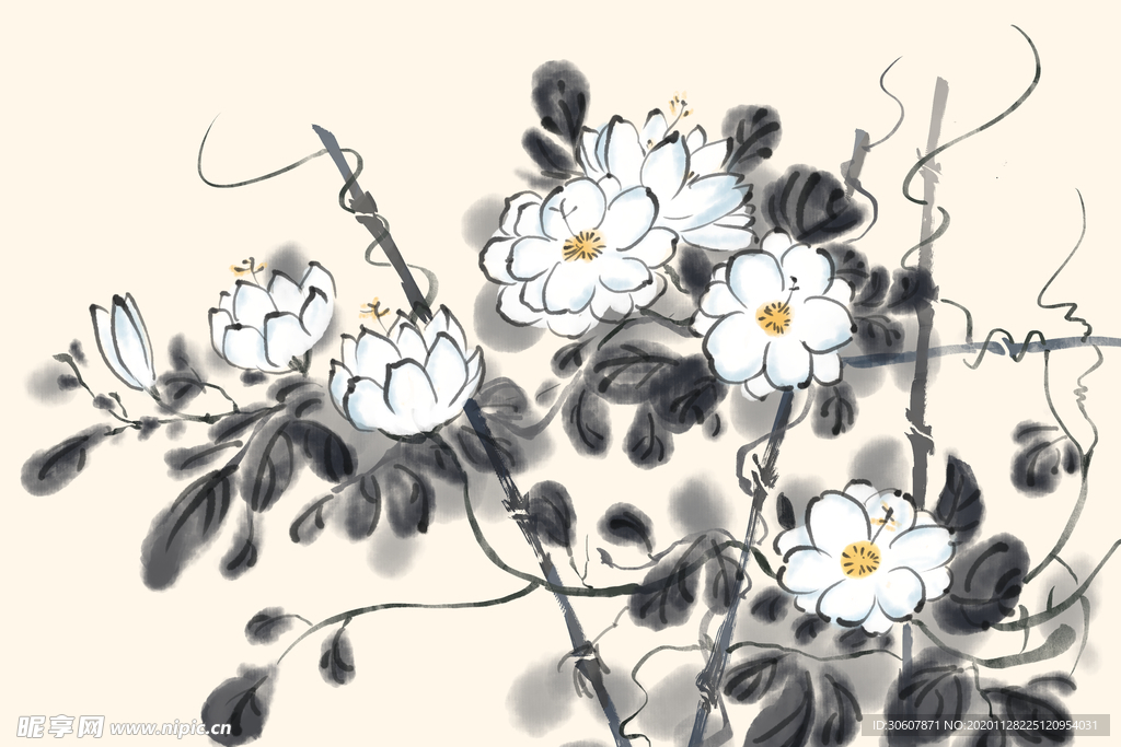 水墨画