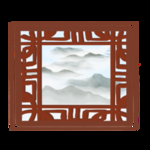 中式窗格