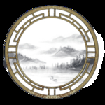 中式窗格