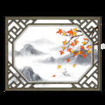 中式窗格