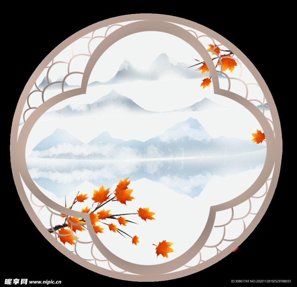 中式窗格