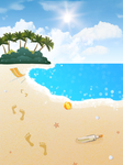 创意空白海报背景设计