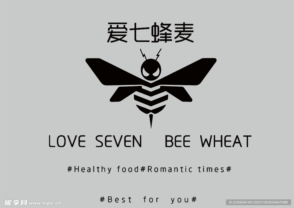爱七蜂麦logo