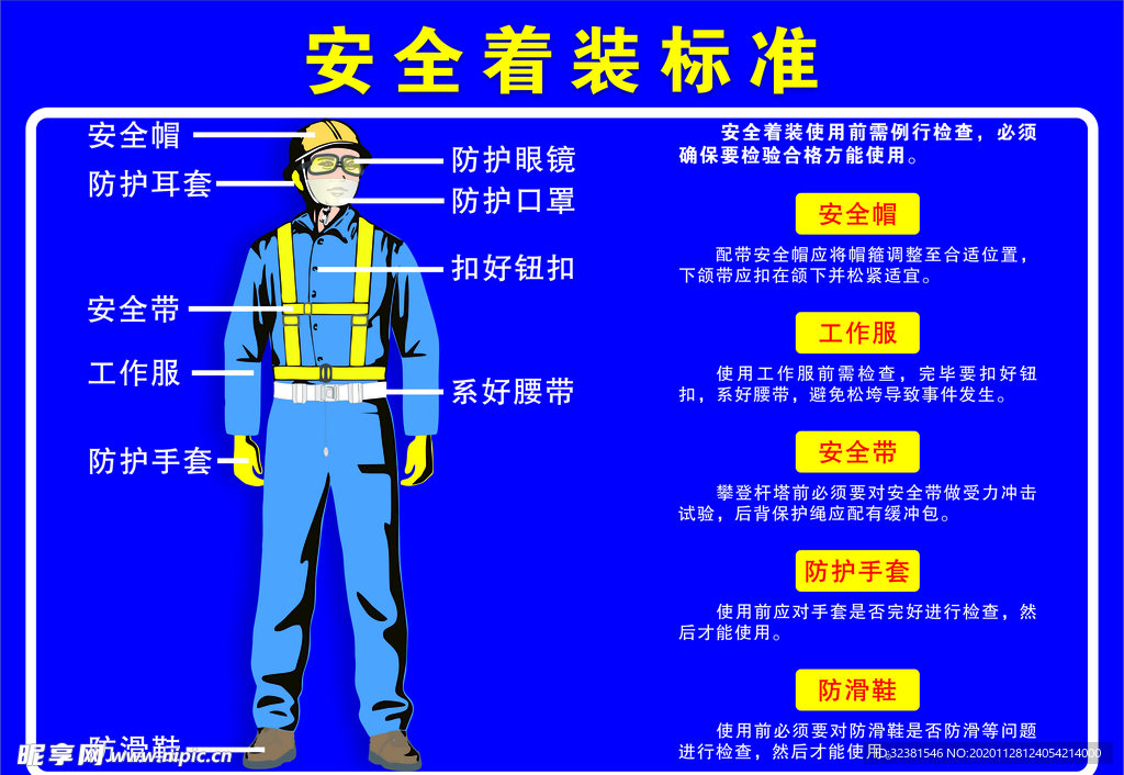 建筑工地着装标准