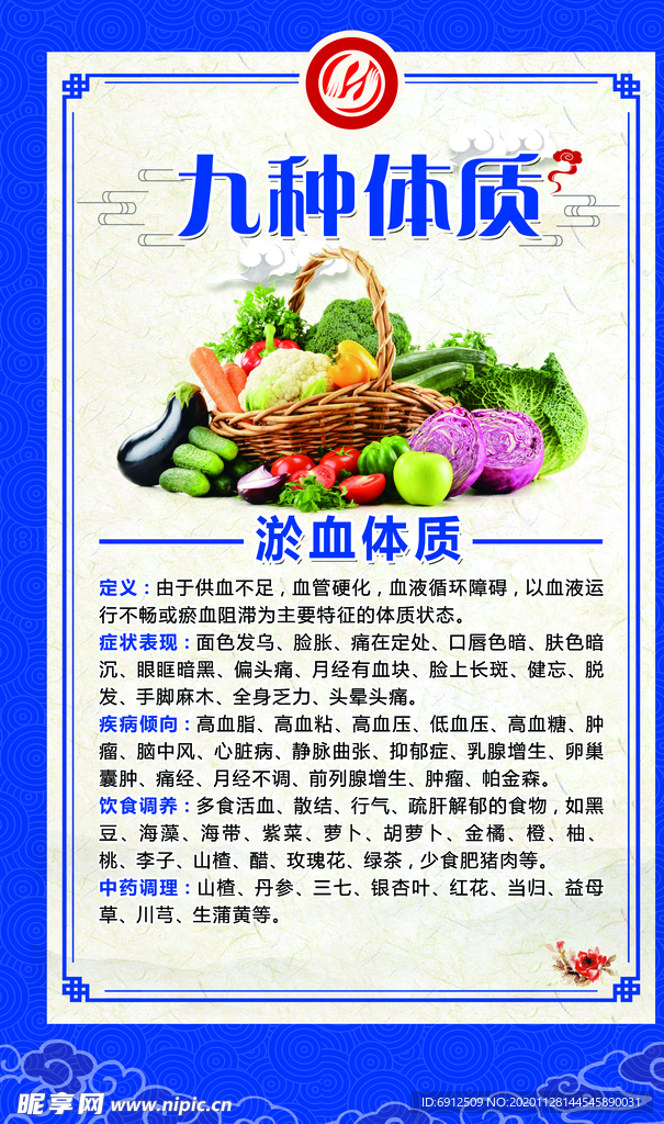 九种体质 淤血体质