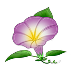 手绘喇叭花