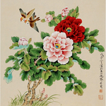鲜花水彩画图片