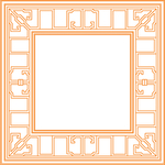 中式边框素材