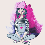 时尚美女插画