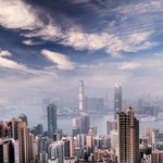 发展中的城市建筑风景