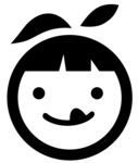 单色logo 儿童 卡通 水果