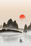 山水画
