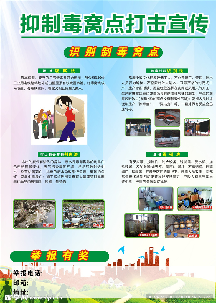 禁毒海报