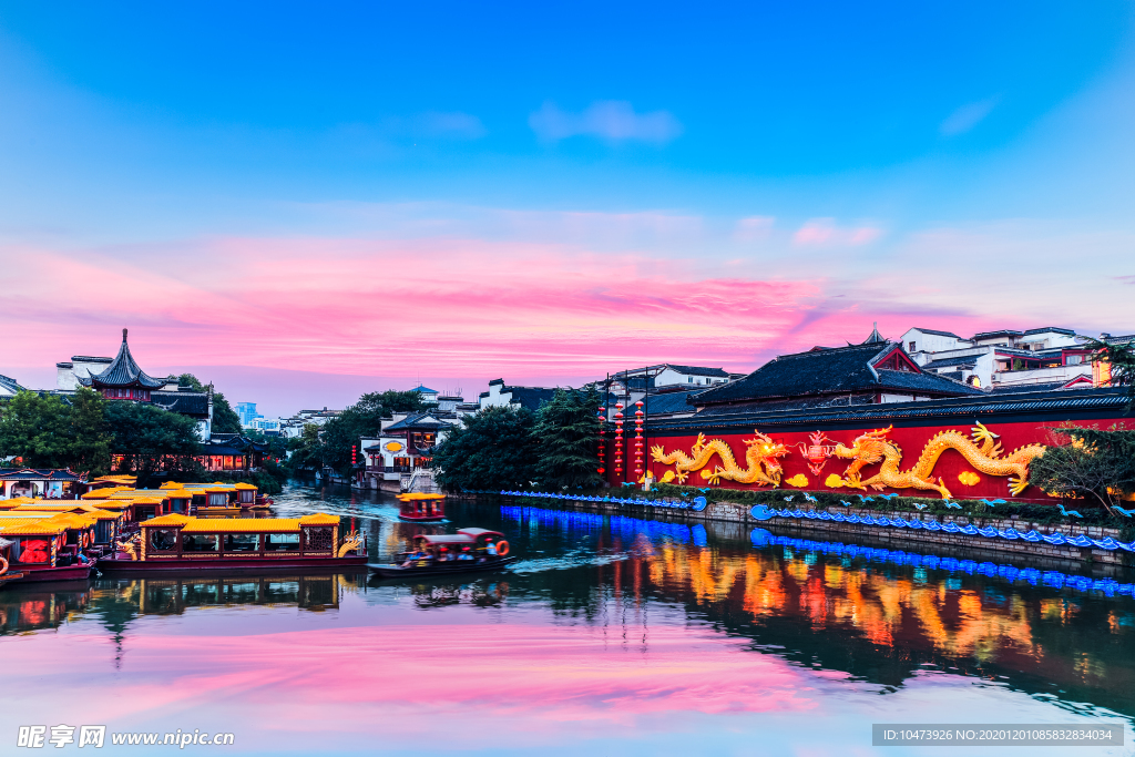 唯美水乡乡村风景图片