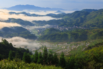 云雾群山风景图片