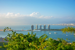沿海城市风景图片
