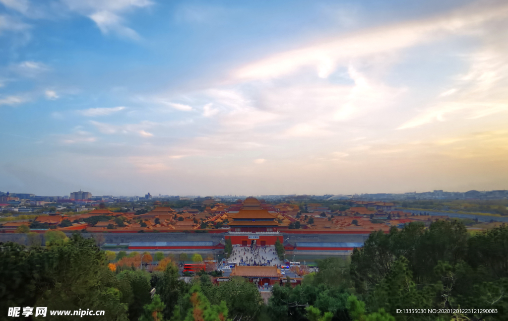 北京 紫禁城 故宫博物馆全景