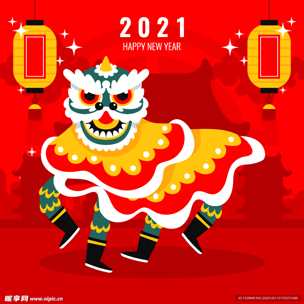 2021新年背景