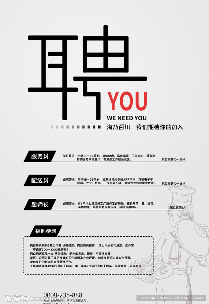 招聘海报