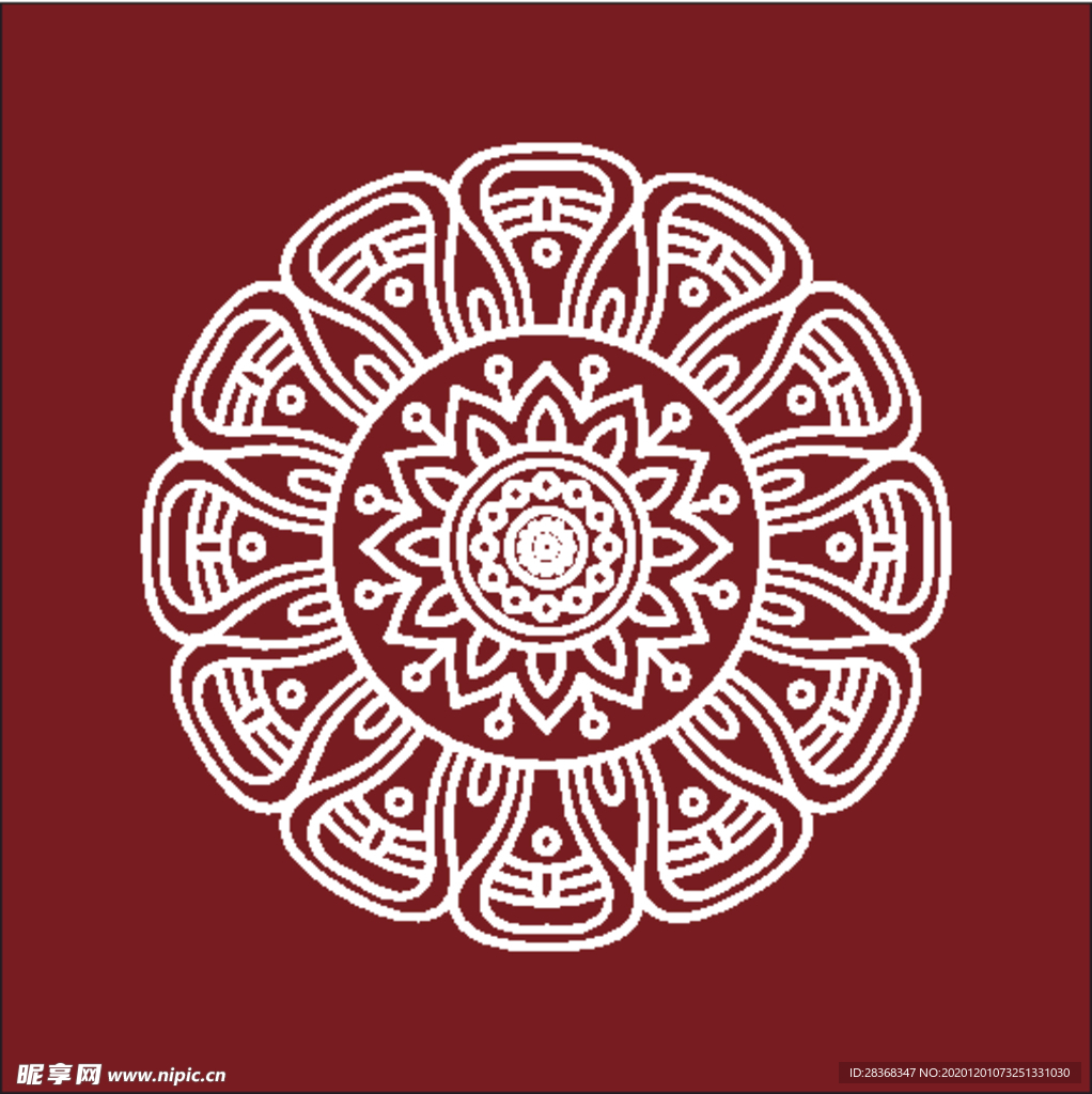 古典花纹
