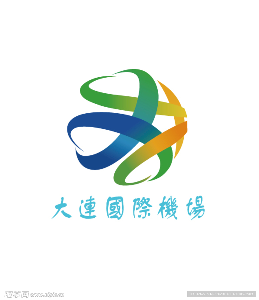 大连国际机场logo